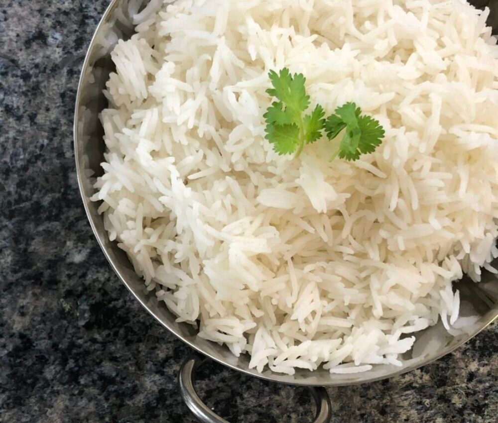 Steemed rice